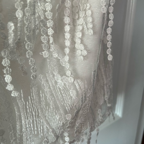 White Party Dress with Open Back - Picture 5 of 8